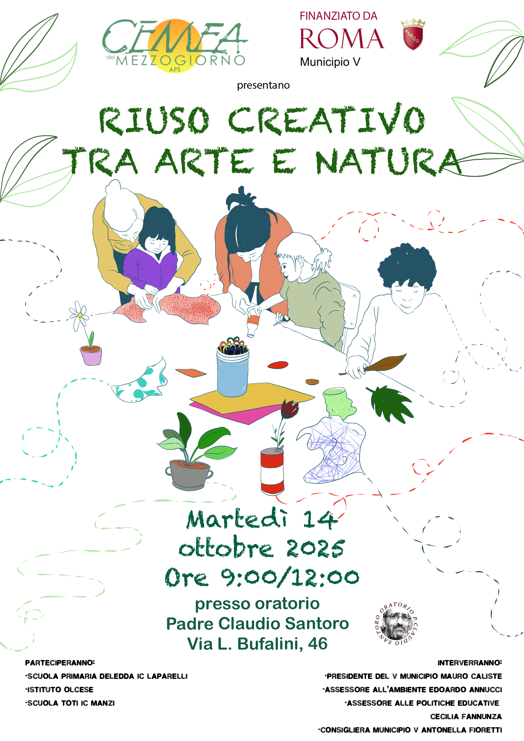 Riuso Creativo tra arte e natura - Roma 14 ottobre 2025
